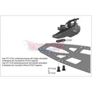  Awesomatix    ST237 Damper Spacer 1mm x 4
